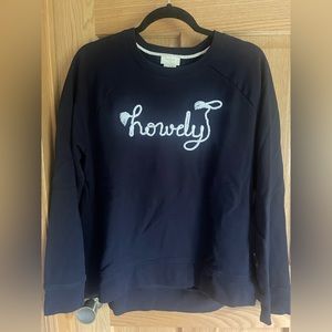 Kate Spade “howdy” pull over, lightweight sweatshirt